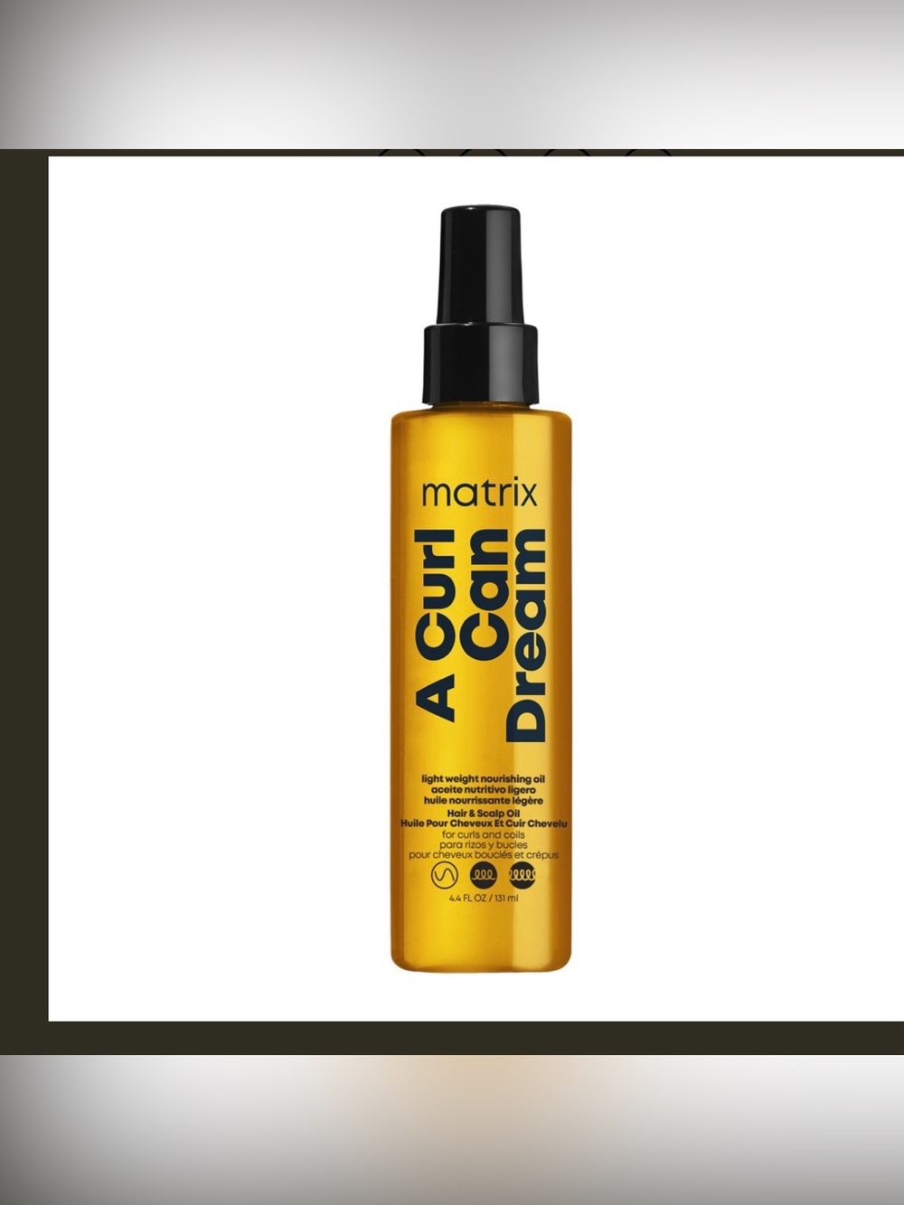 MATRIX  A Curl Can Dream - Hair & Scalp Oil - 4.4 fl oz *MISSING CAP*